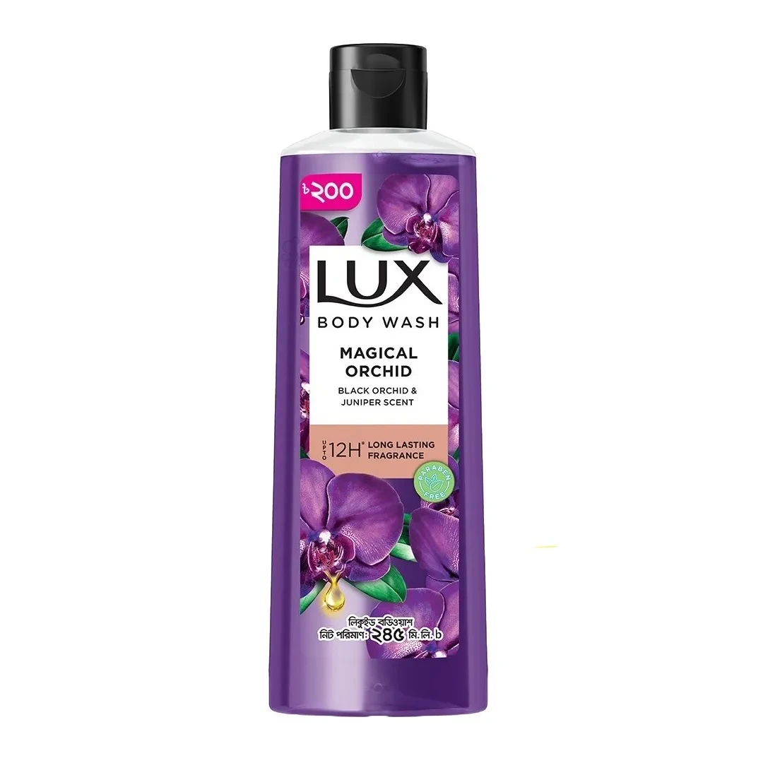 Lux Body Wash Black Orchid Scent & Juniper Oil 245ml