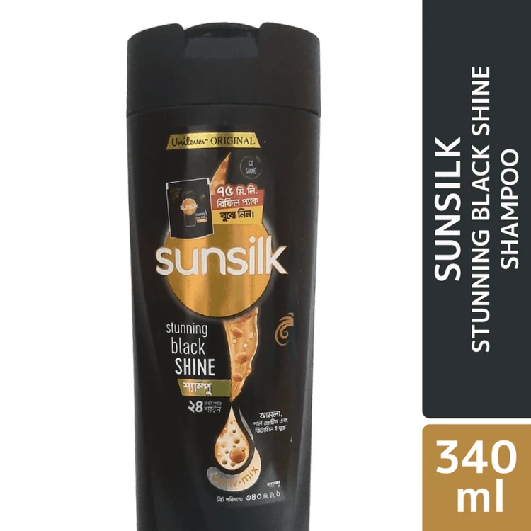 Sunsilk Shampoo Stunning Black Shine 340ml