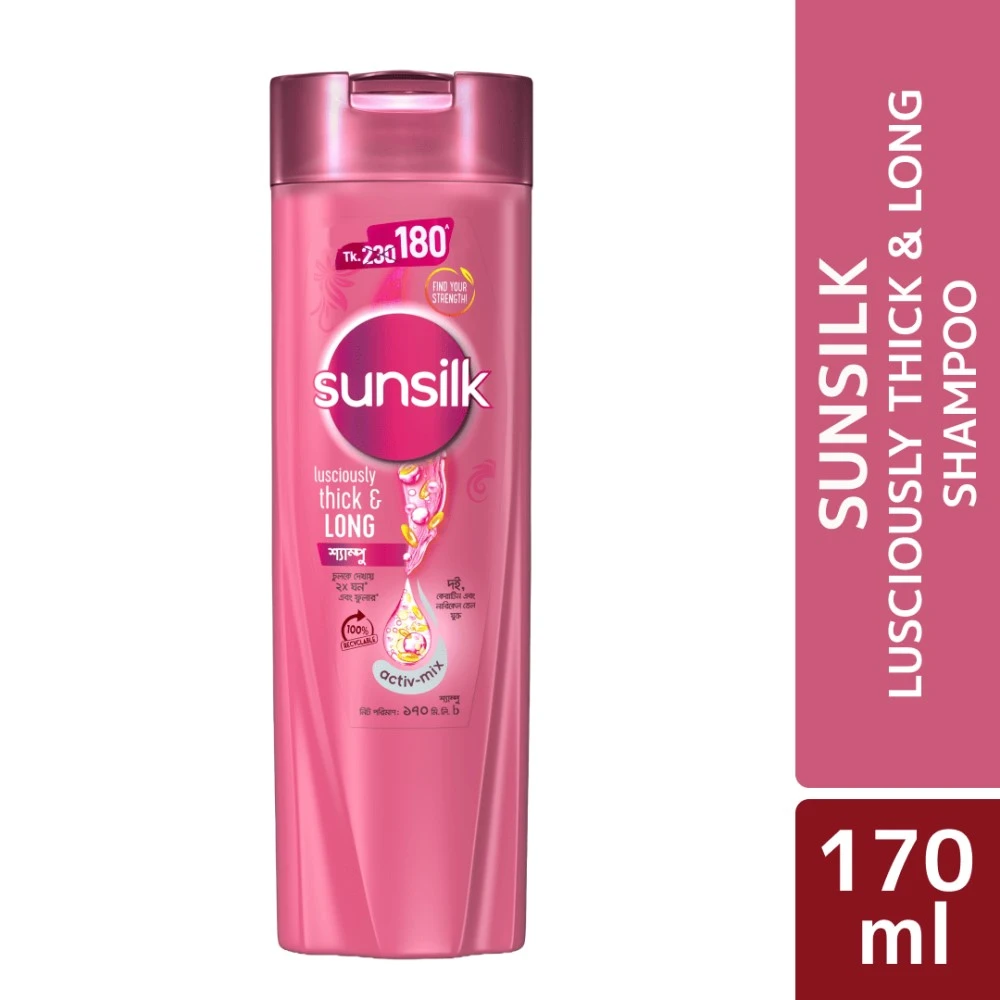 Sunsilk Shampoo Lusciously Thick & Long-170 ml