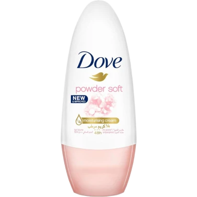 Dove Powder Soft New Formula 48H Roll On 50 ml