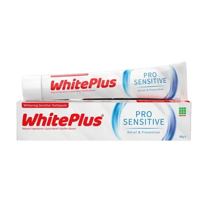 White Plus Pro‑Sensitive Whitening Toothpaste (90 g)